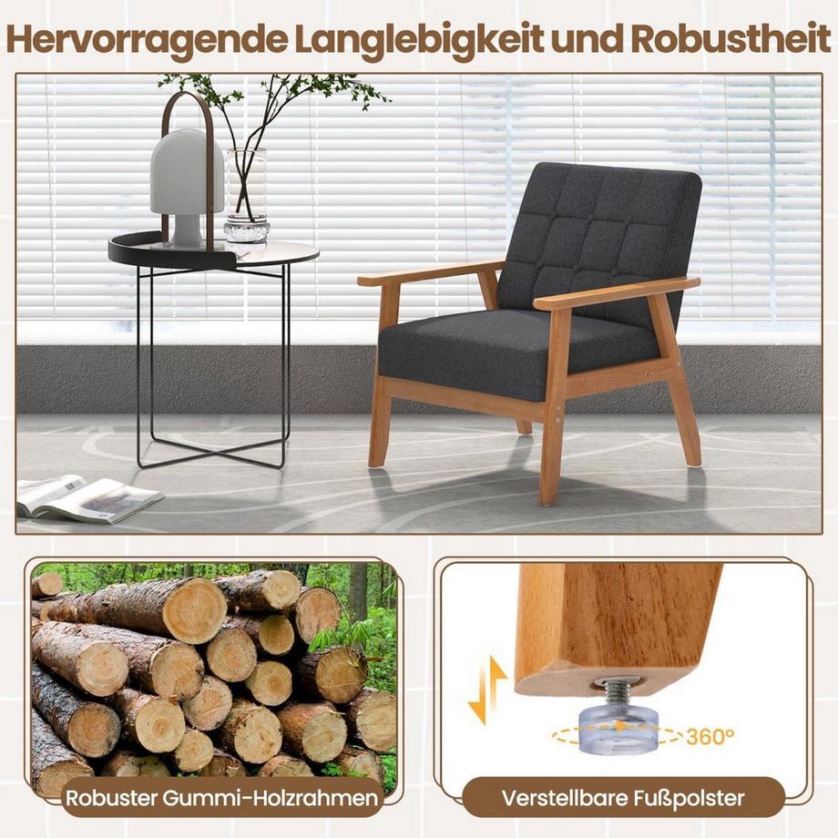 Northix Mid-Century Akzentstuhl  