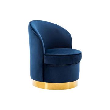 Fauteuil SANELA en velours