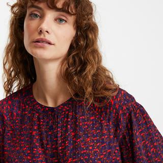 La Redoute Collections  Bedruckte Bluse mit Ballonärmeln 