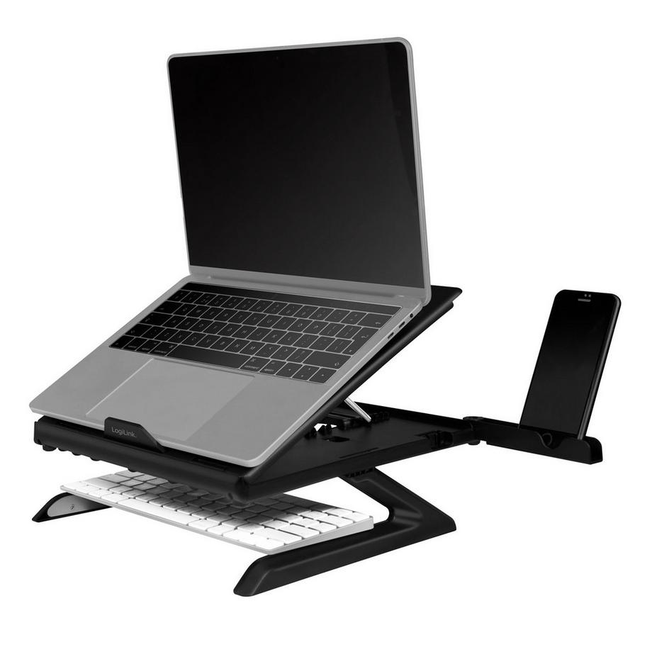 LogiLink  Support pour ordinateur portable pliable et réglable en hauteur Sv 