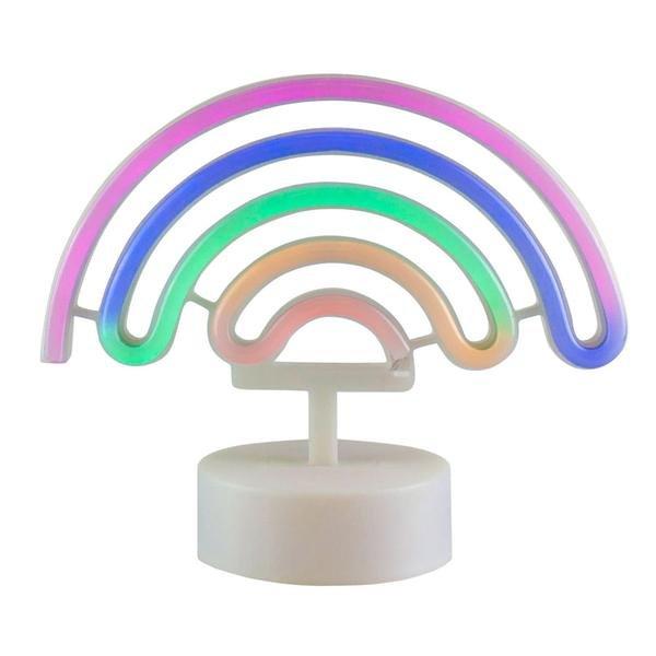 eStore Lampada al neon a LED, arcobaleno  