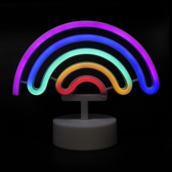 eStore Lampada al neon a LED, arcobaleno  