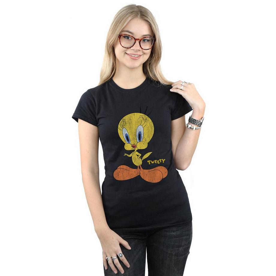 LOONEY TUNES Tweety Pie Distressed T-Shirt  