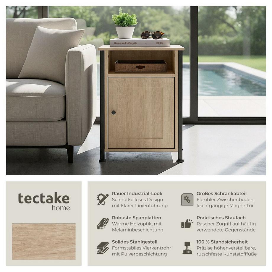 Tectake Nachttisch Blackburn  