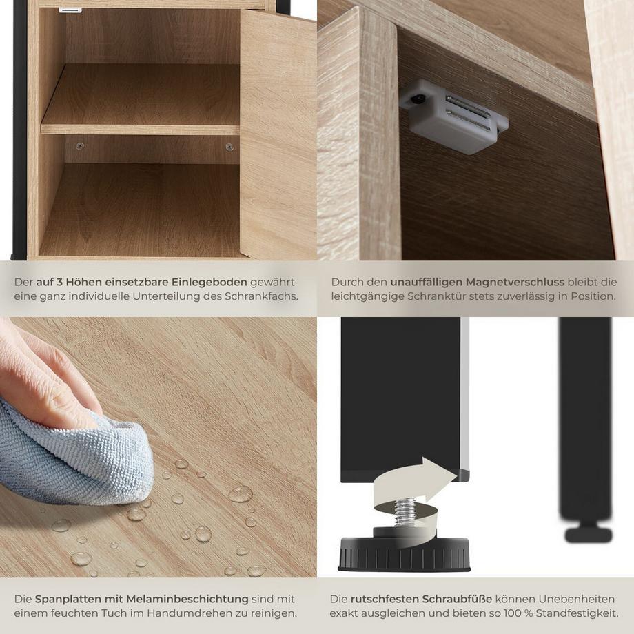 Tectake Nachttisch Blackburn  