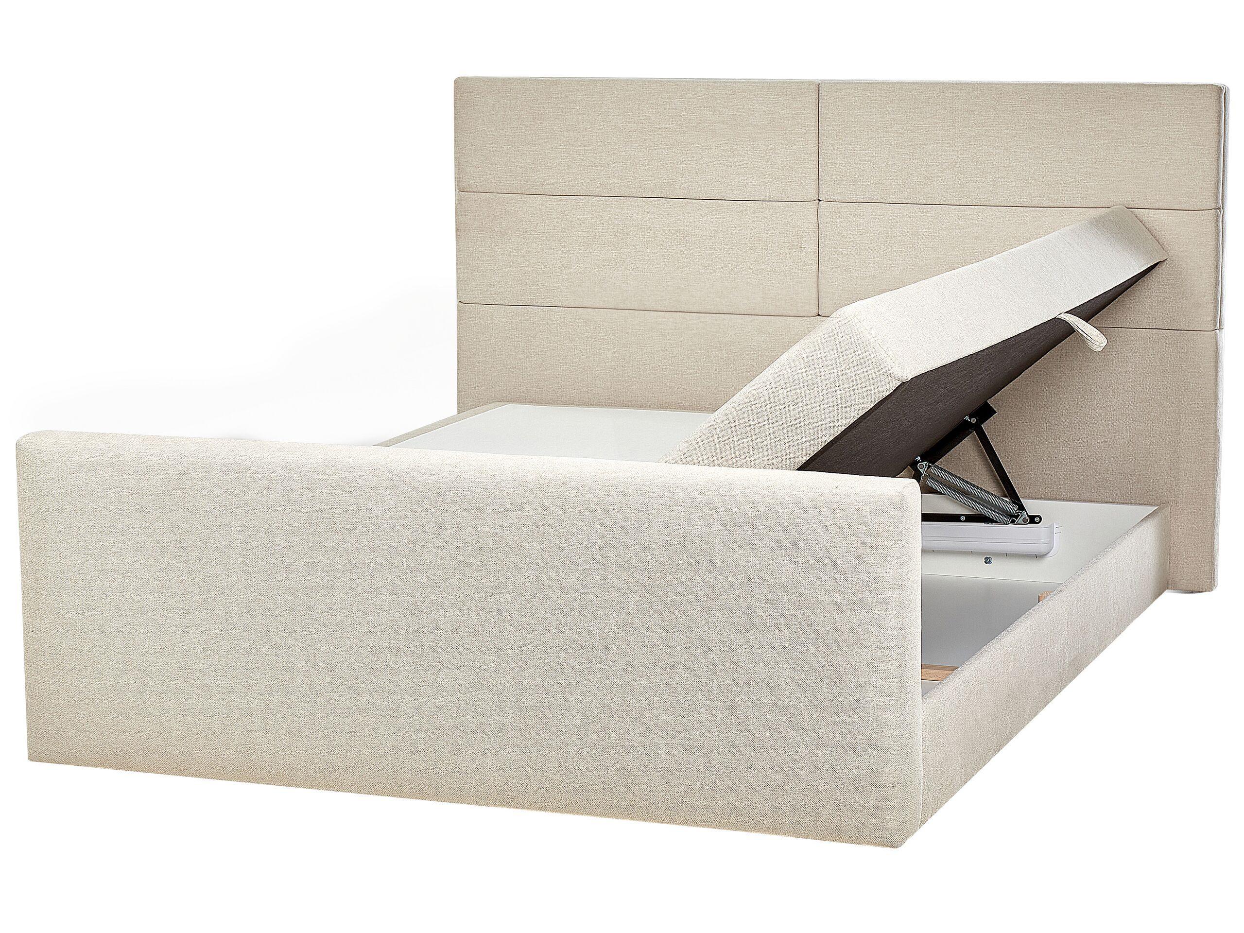 Beliani Boxspring Bett aus Polyester Modern ARISTOCRAT  