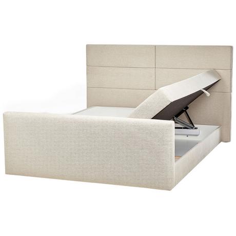 Beliani Lit Boxspring en Polyester Moderne ARISTOCRAT  