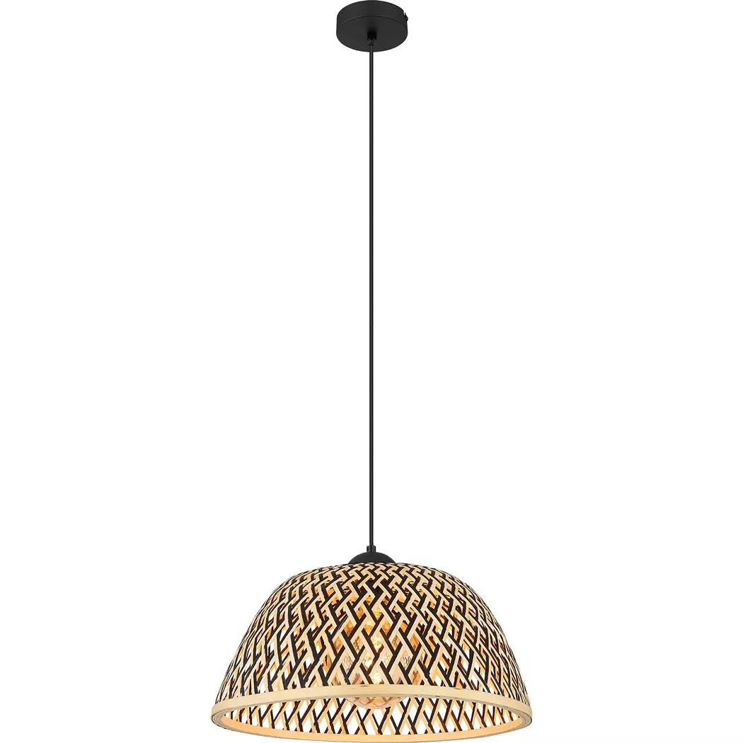 mutoni – Hängeleuchte Colly Metall matt 1xE27, One Size, Schwarz