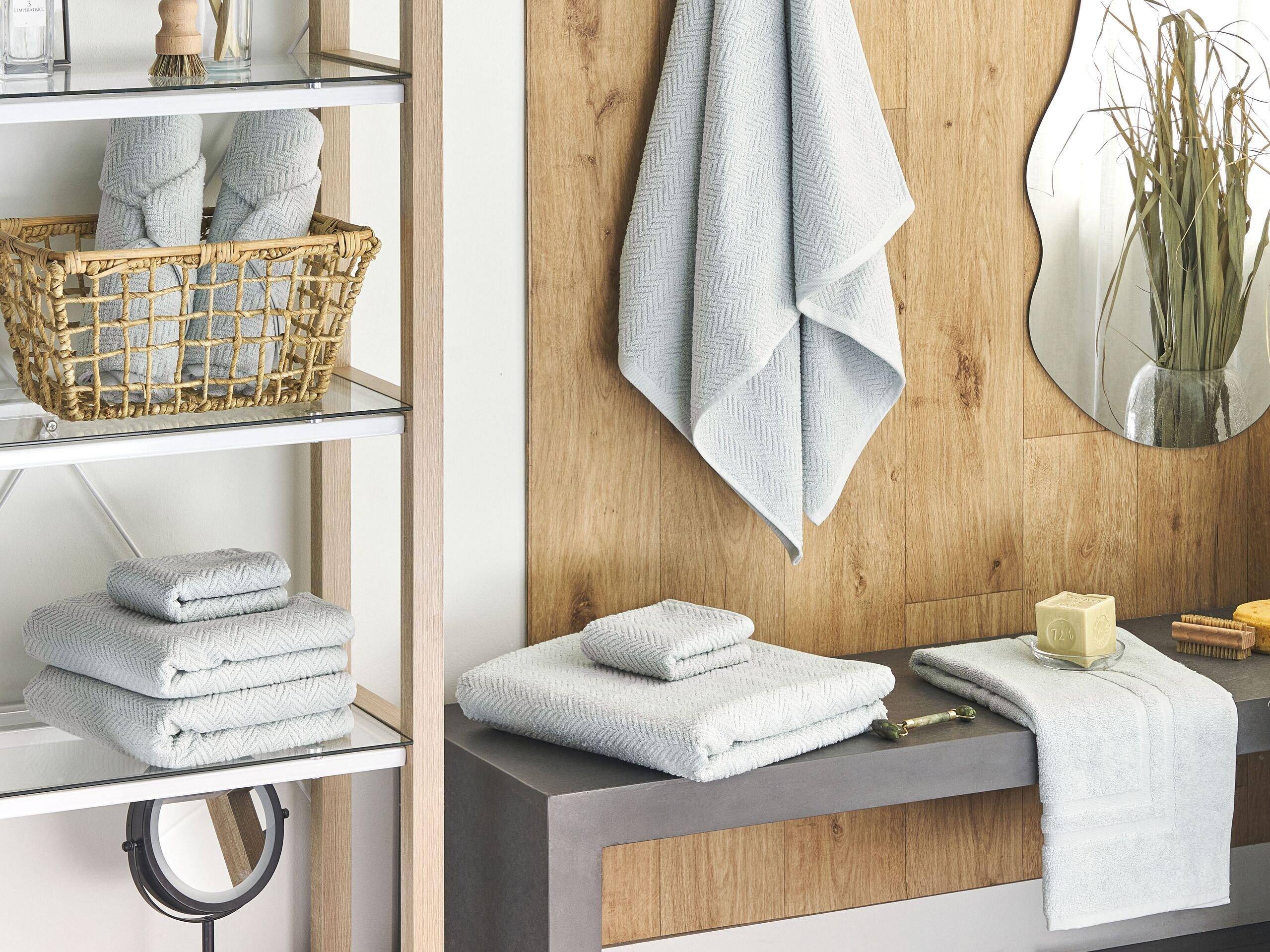 Beliani Lot de 9 serviettes en Coton MITIARO  