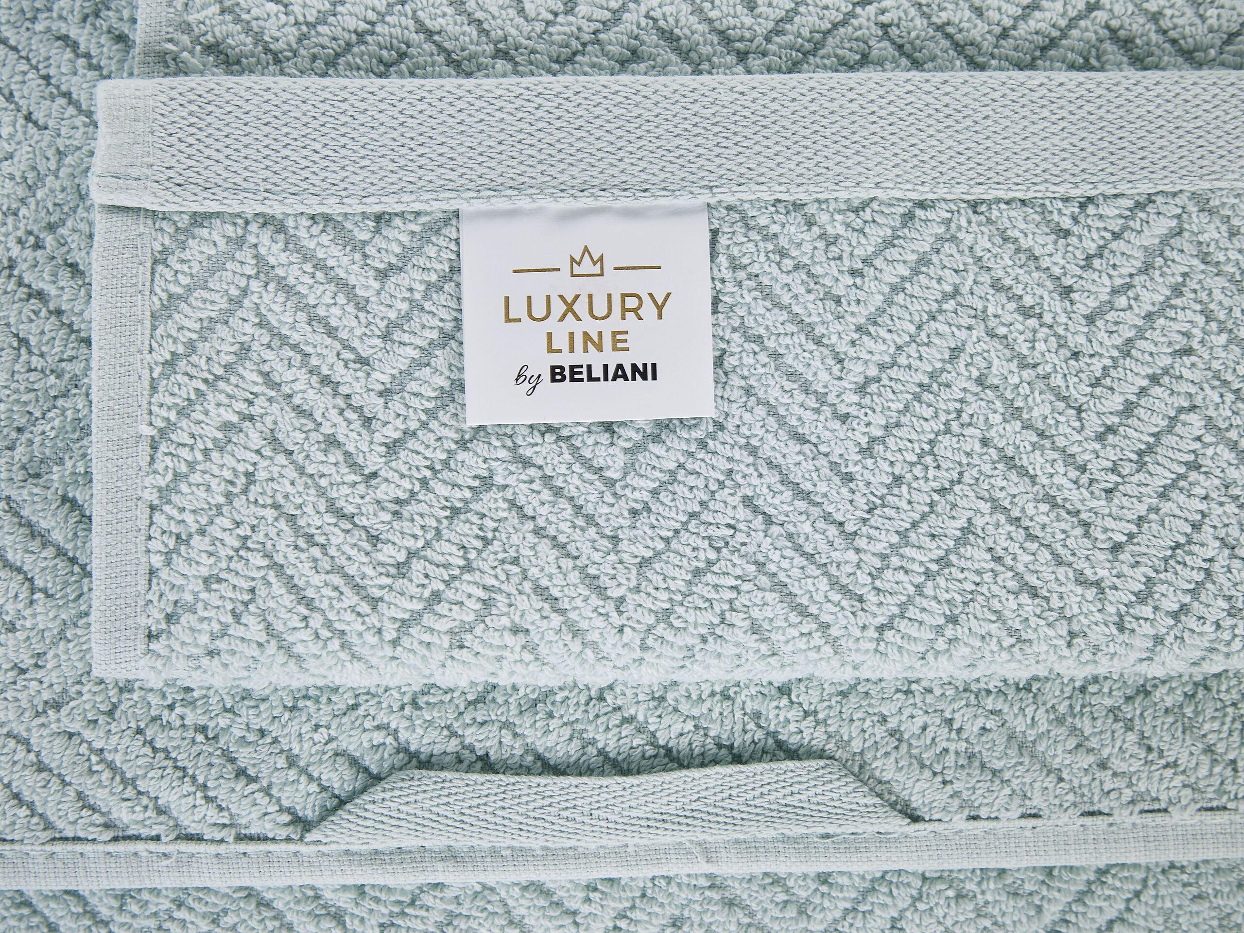 Beliani Lot de 9 serviettes en Coton MITIARO  