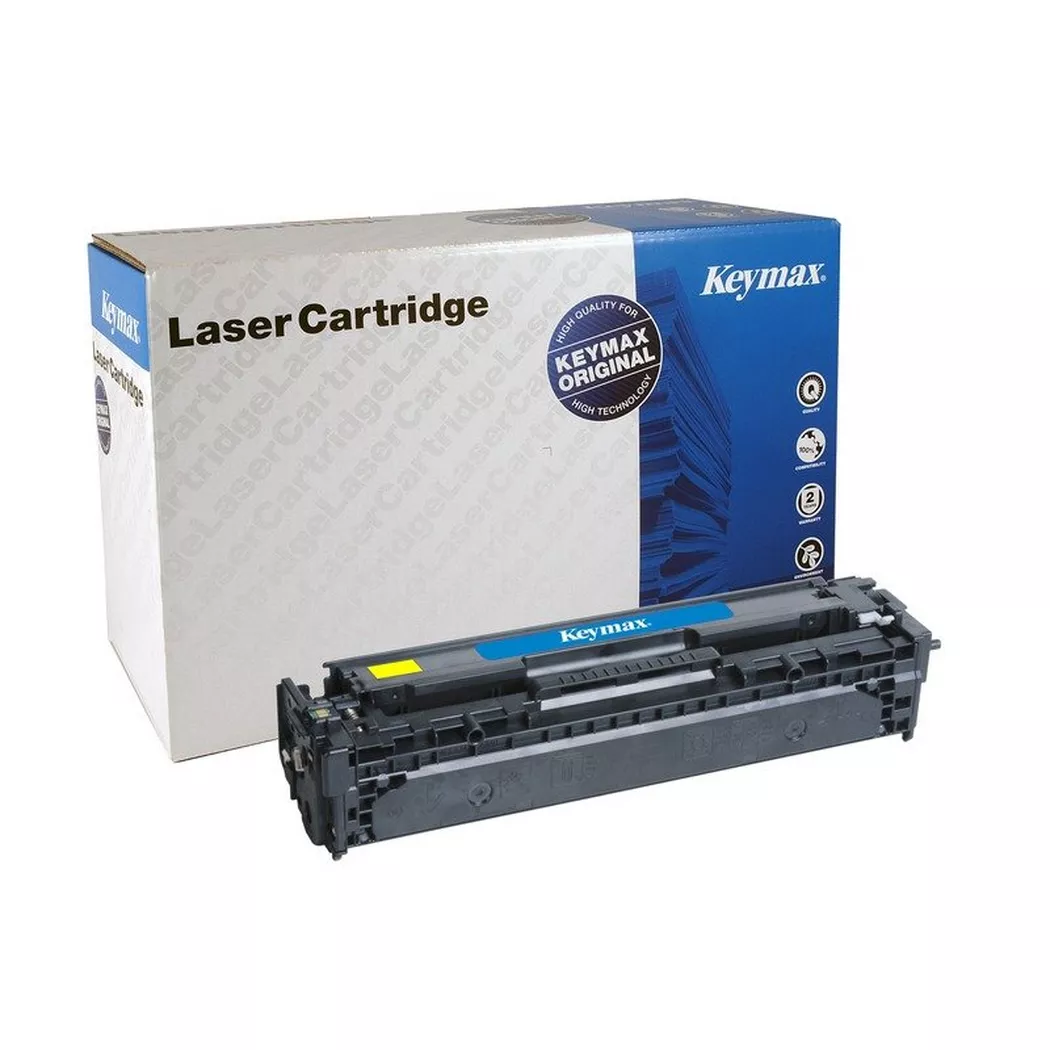 Keymax – RMC-Toner-Modul yellow CB542AKEY zu HP CLJ CP1210 1400 Seiten, One Size
