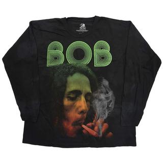 Bob Marley Smoke Gradient T-Shirt Maniche Lunghe  