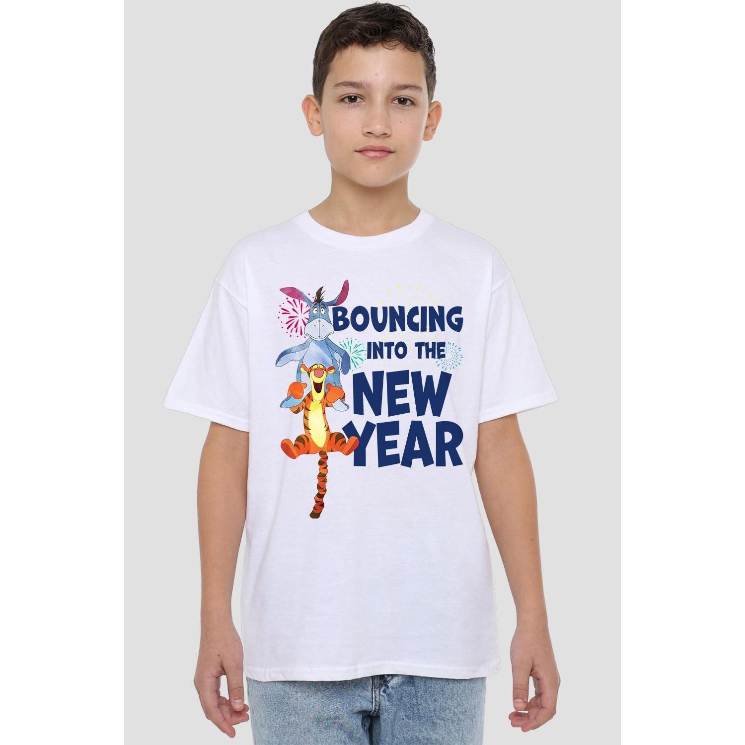 Winnie the Pooh  Bouncing Into The New Year TShirt 