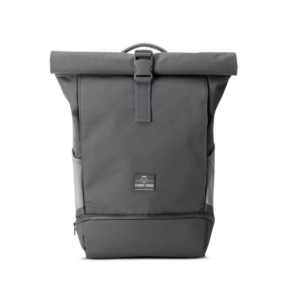 Johnny Urban Allen Rolltop Rucksack M Dunkelgrau  