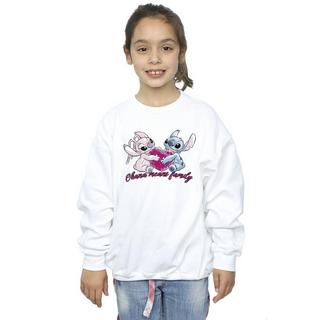 Disney  Lilo And Stitch Ohana Heart With Angel Sweatshirt 