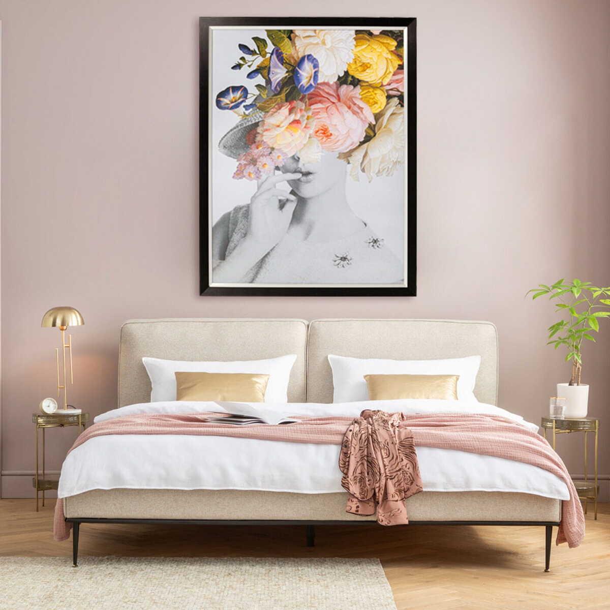 KARE Design Tableau Frame Flower Lady pastel 152x117cm  