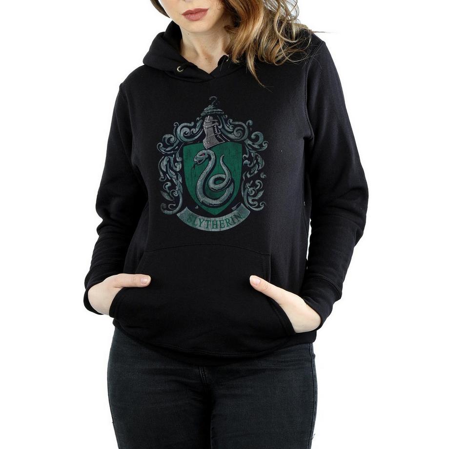 Harry Potter Felpa con cappuccio Stemma Serpeverde  
