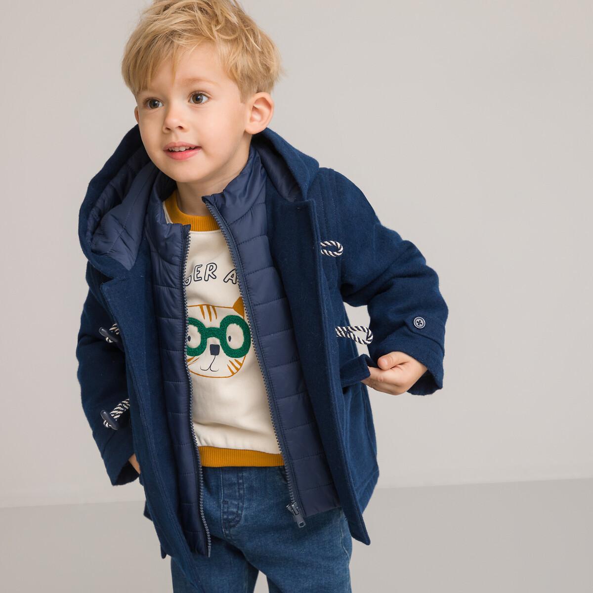 La Redoute Collections  Duffle-coat à capuche doublé doudoune 