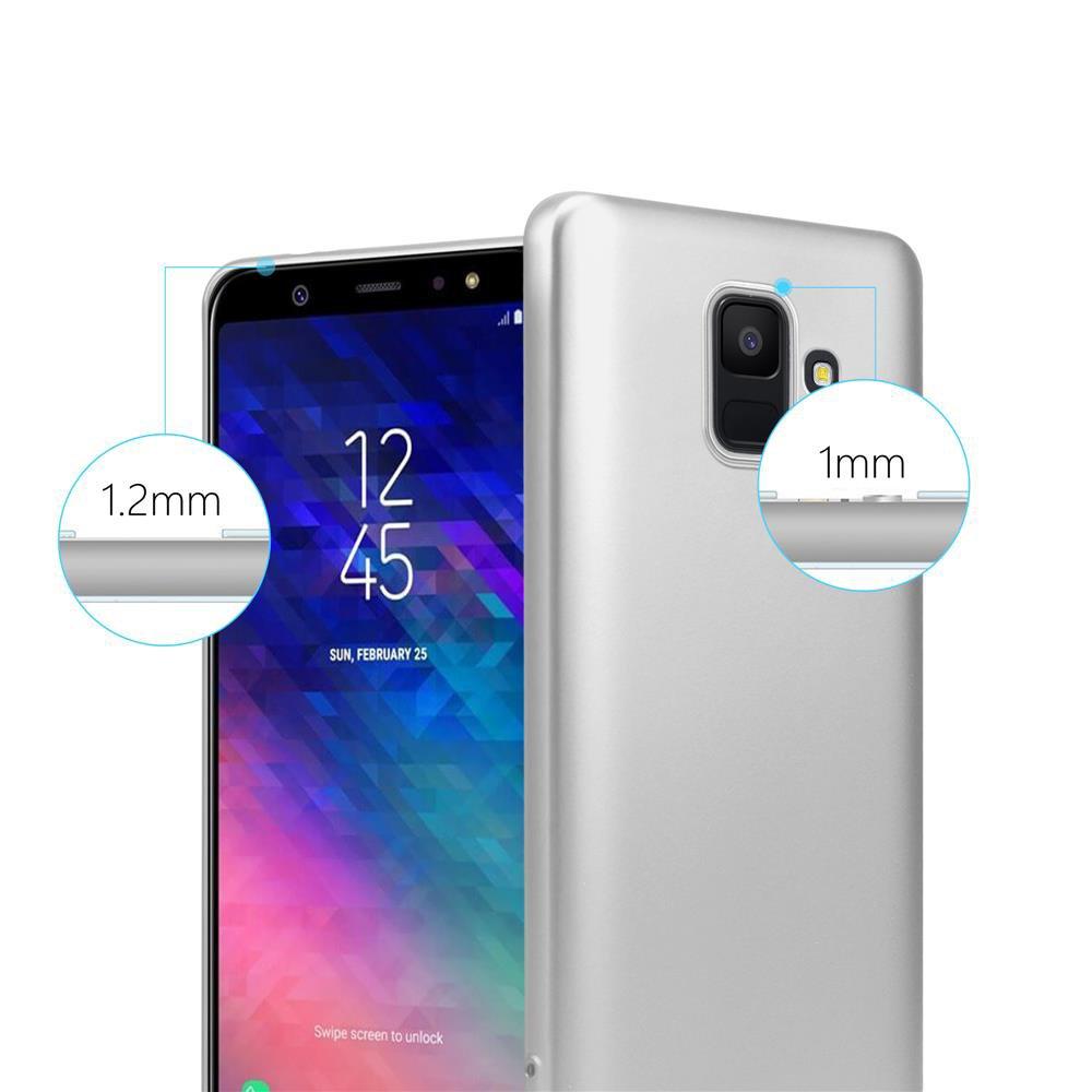 Cadorabo  Housse compatible avec Samsung Galaxy A6 2018 - Coque de protection en silicone TPU flexible 