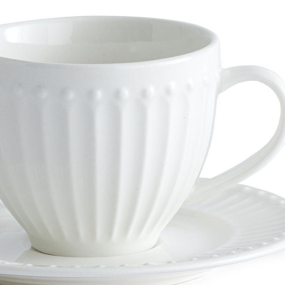 La Redoute Intérieurs Lot de 6 tasses à café et sous-tasses  