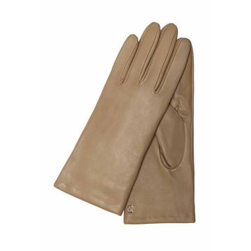 Gants longs élégants "AVA Touch" en cuir d'agneau premium avec fonction tactile et doublure en cachemire