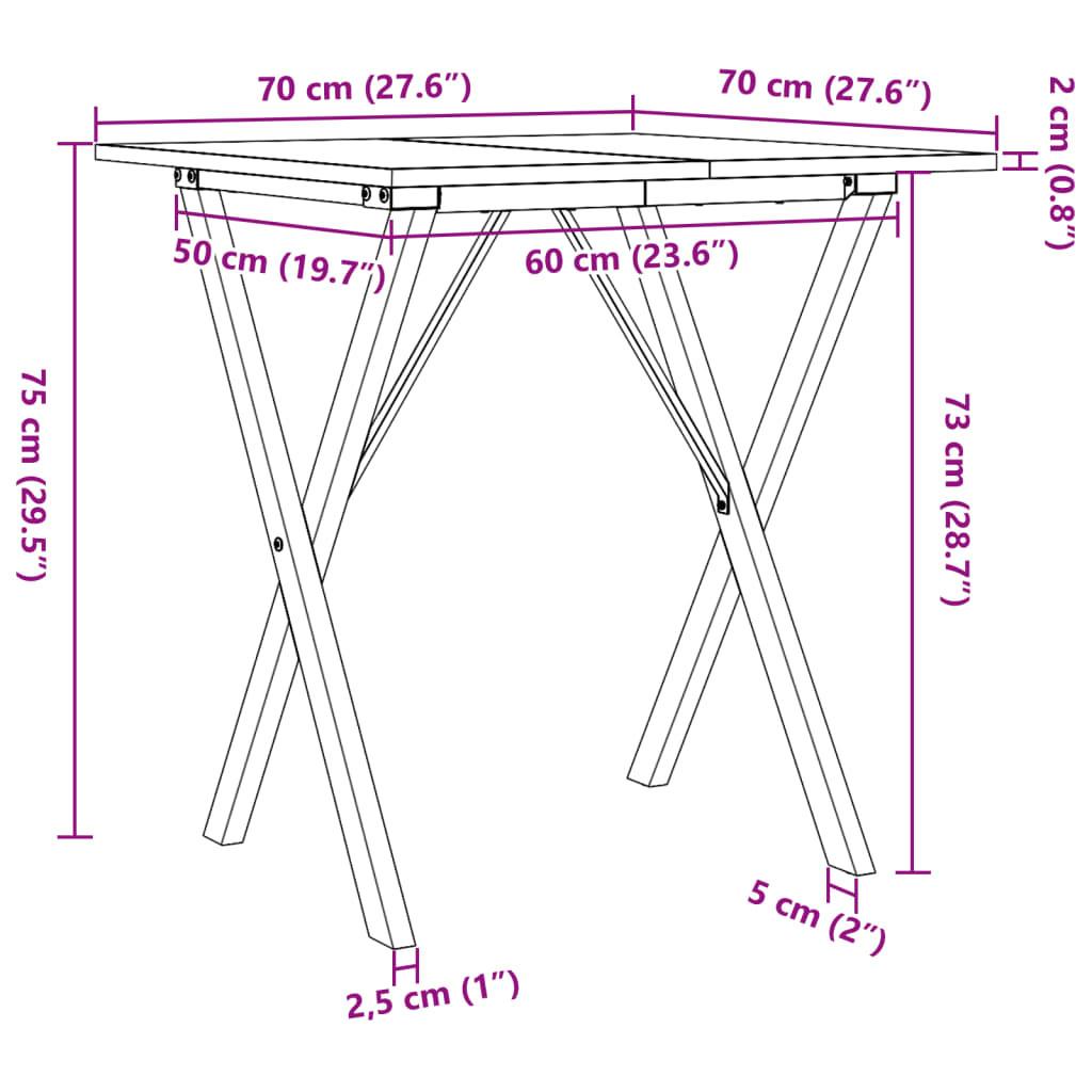 VidaXL bois de pin  