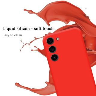 Cadorabo  Hülle für Samsung Galaxy S23 in LIQUID ROT - Schutzhülle aus flexiblem TPU Silikon 