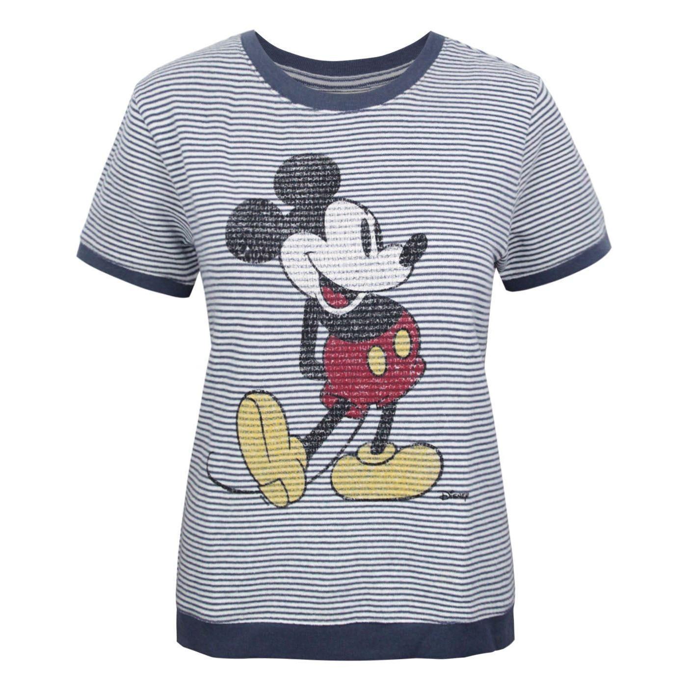 Junk Food  Mickey Mouse KurzarmPullover 