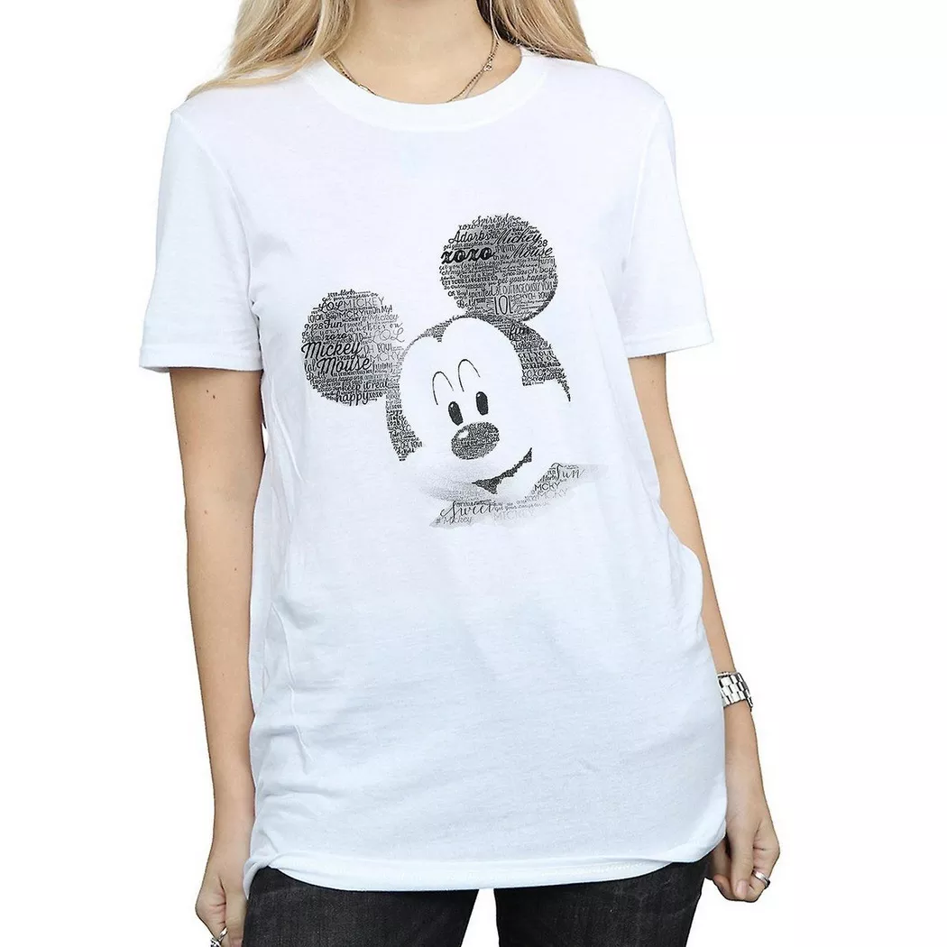Disney - TShirt, für Damen, Weiss, Größe L