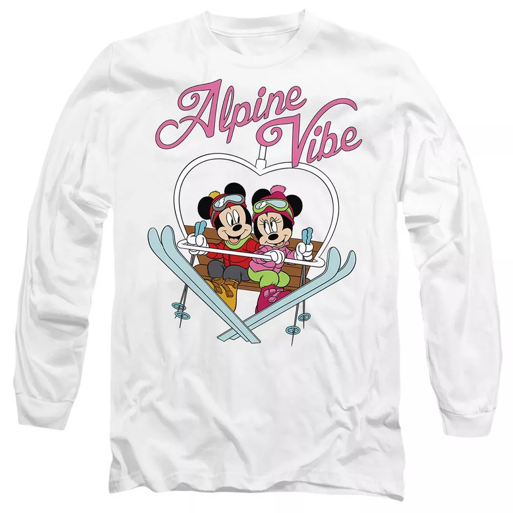 Disney - Alpine Vibes TShirt, für Damen, Weiss, Größe L