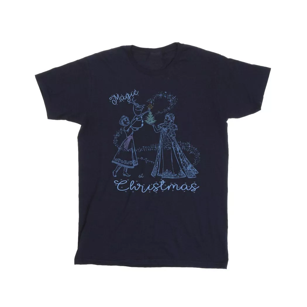 Disney - Frozen Magic Christmas TShirt, für Herren, Marine, Größe M