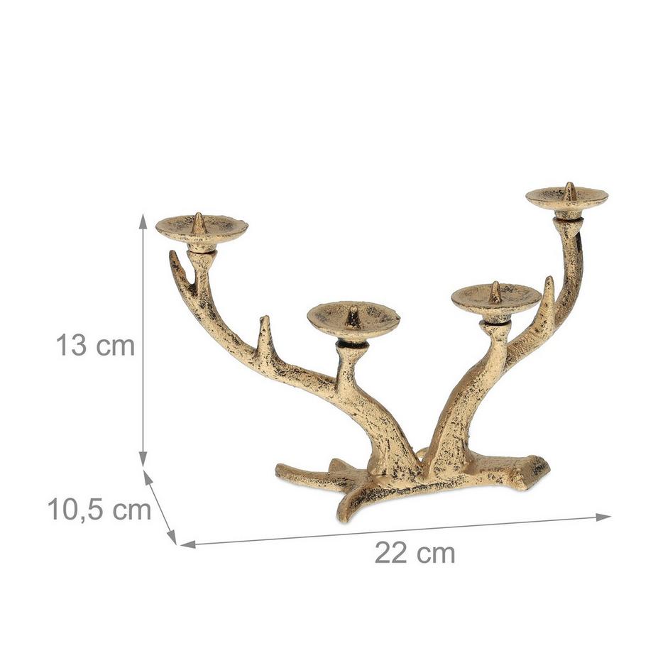 B2X  Kerzenständer Hirschgeweih 