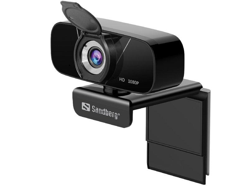 Sandberg  134-15 Webcam 2 MP 1920 x 1080 Pixel USB 2.0 Schwarz 