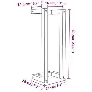 VidaXL portasciugamano Legno  