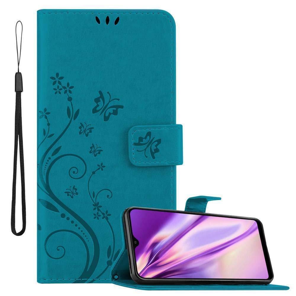 Cadorabo  Hülle für Samsung Galaxy A40 Blumen Design Magnetverschluss 