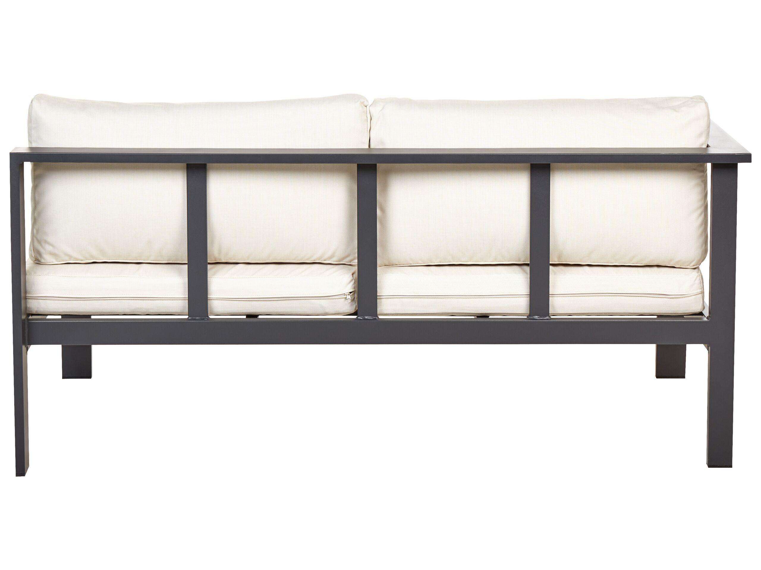 Beliani Salotto da giardino en Alluminio Moderno MESSINA  