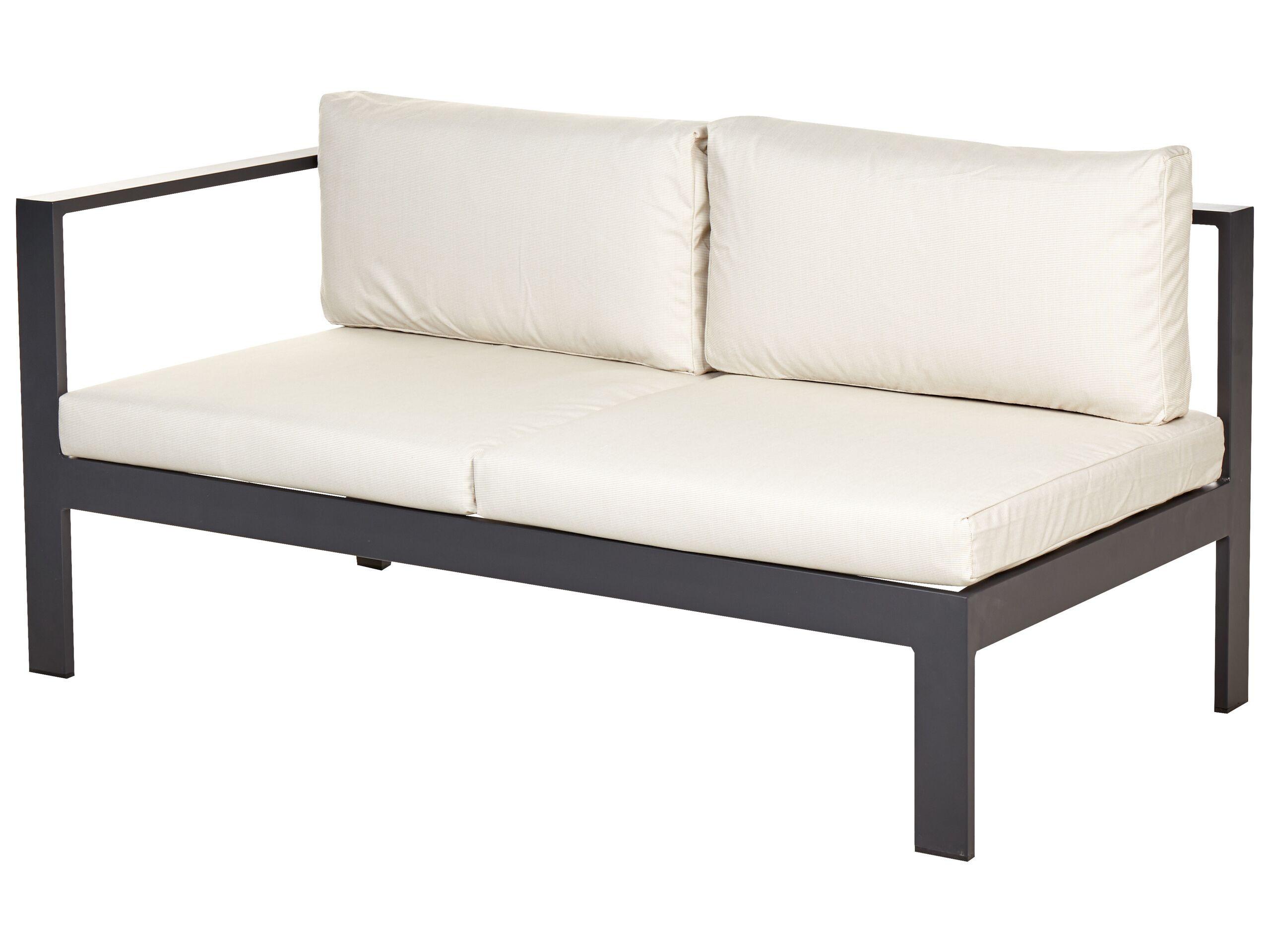 Beliani Lounge Set aus Aluminium Modern MESSINA  