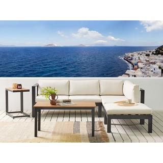 Beliani Lounge Set aus Aluminium Modern MESSINA  