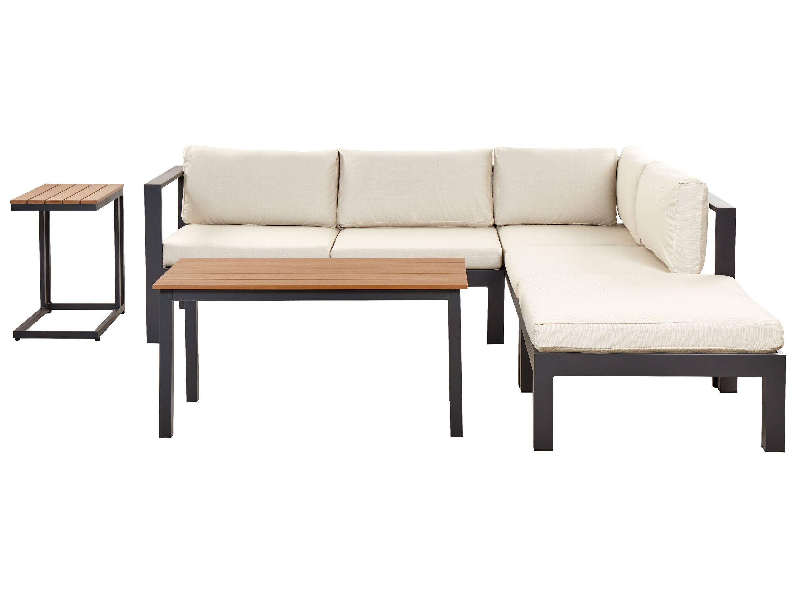 Beliani Lounge Set aus Aluminium Modern MESSINA  