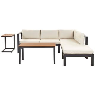 Beliani Lounge Set aus Aluminium Modern MESSINA  