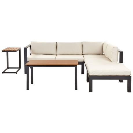 Beliani Lounge Set aus Aluminium Modern MESSINA  