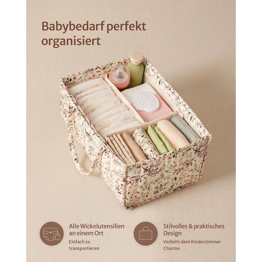 Only-bags.store Windel Caddy Organizer, Babywindel Caddy für Windelstation  
