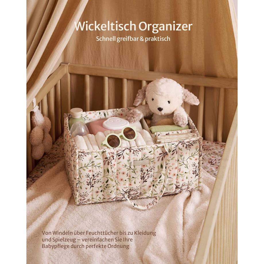 Only-bags.store Windel Caddy Organizer, Babywindel Caddy für Windelstation  