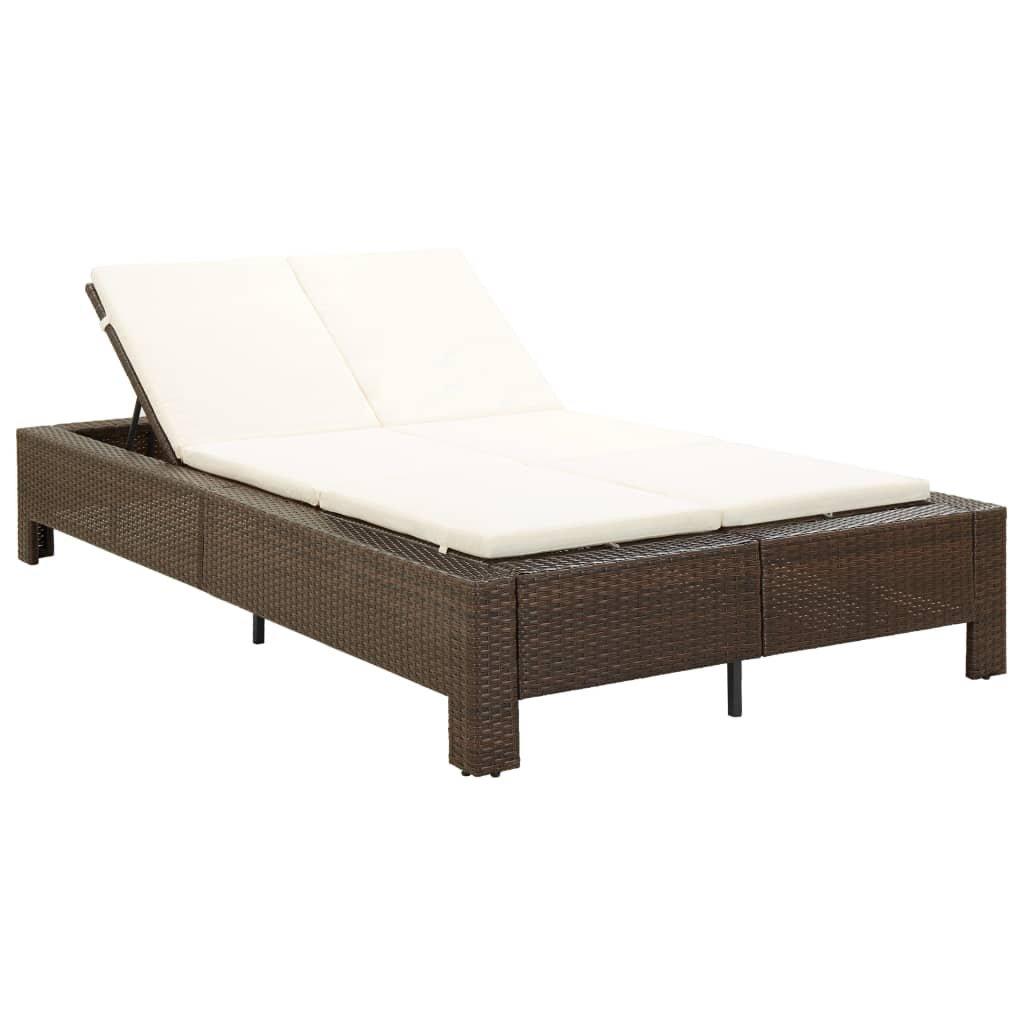 VidaXL Sonnenliege poly-rattan  