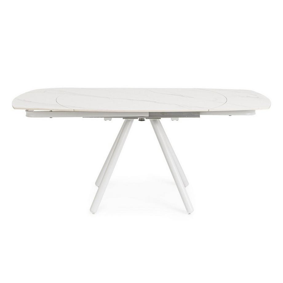 mutoni Ausziehtisch Raita weiss 119-178x90  