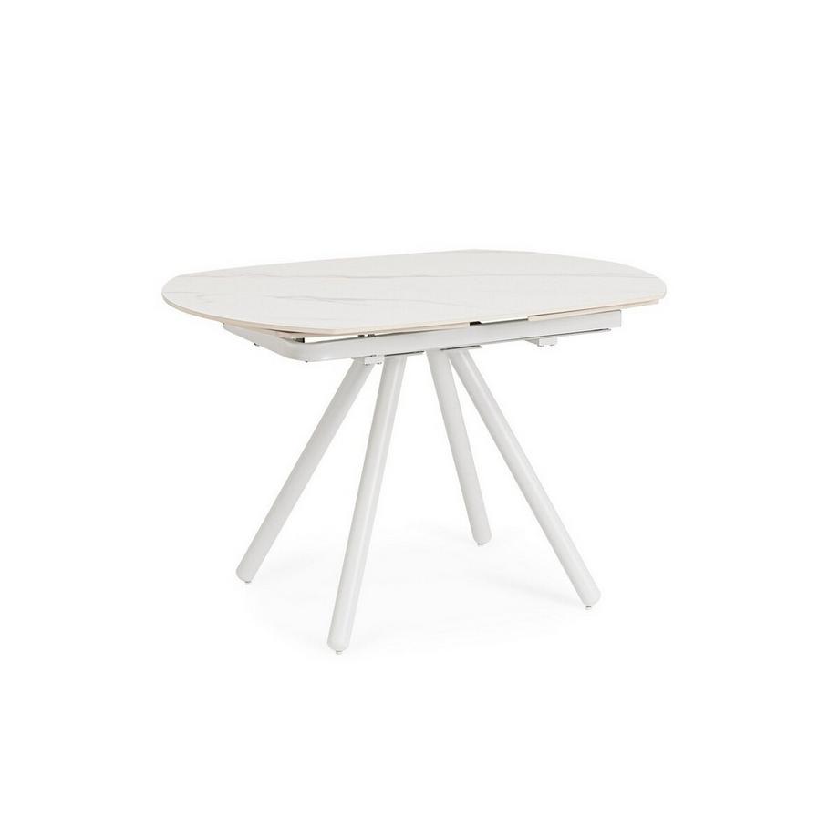 mutoni Ausziehtisch Raita weiss 119-178x90  