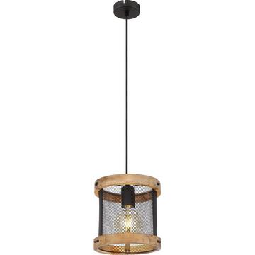 Lampe à suspension Jeanie métal noir mat 1xE27