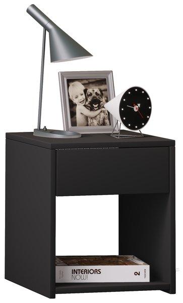 VCM Table de nuit en bois Table d'appoint Tiroir Console Table de nuit Sledo Mini  