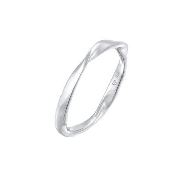 Bague Elli Ring Bandring Gedreht Stapelring Basic 925 Silber