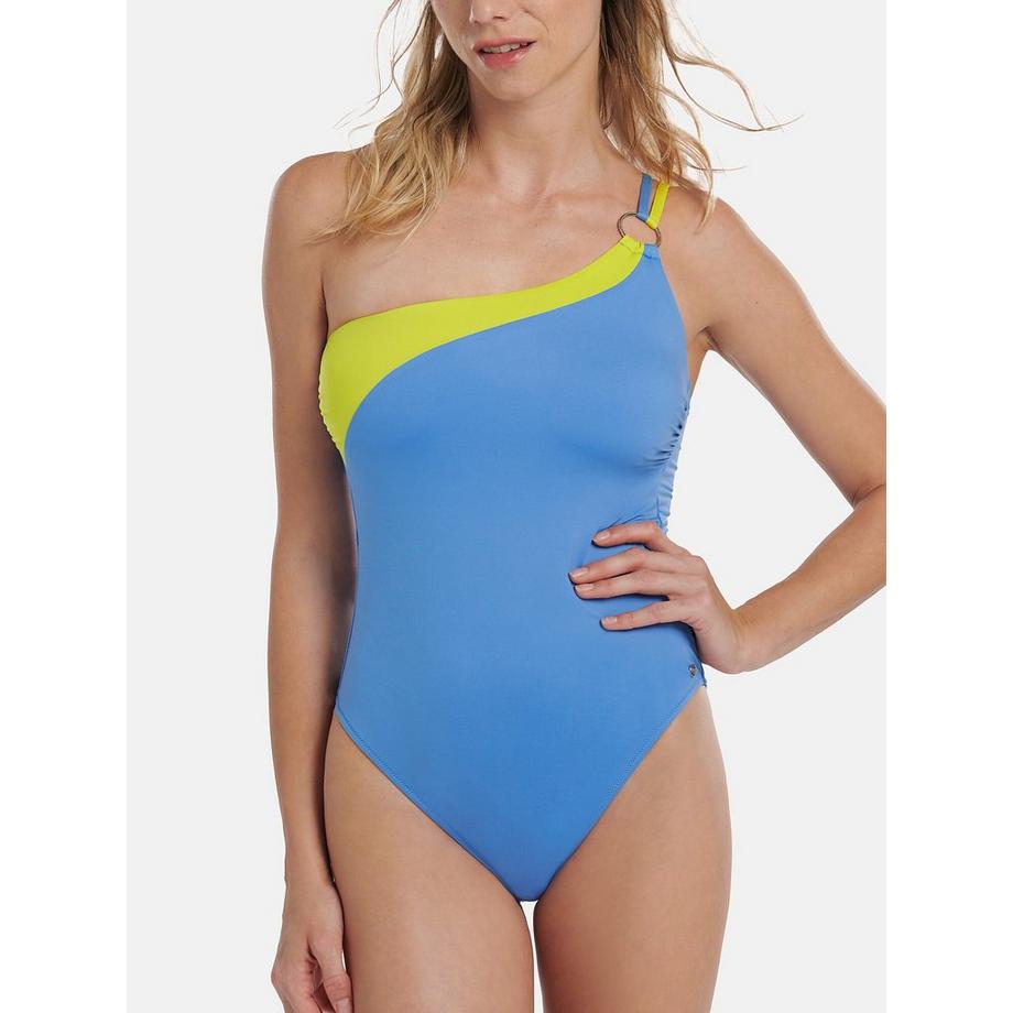 Costume da bagno intero asimmetrico senza ferretto Laos